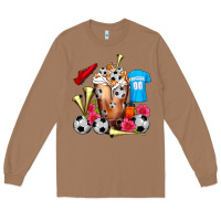 Toasted Coconut Soccer Cold Drink Frappe Long Sleeve Tee - FaDigitalArtStudio
