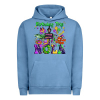 Pigment Pebble Blue birthday trip nola Urban Hoodie - JahusDesignShop