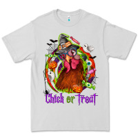 Dove Grey Chick or treat Halloween Premium Tee - NancyCooperArtShop