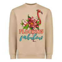 Mushroom flamingo flocking fabulous Heavyweight Sweatshirt - Artiststas