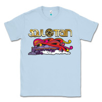 Dusty Blue Soul Train Classic Tee - maiPhamDesign