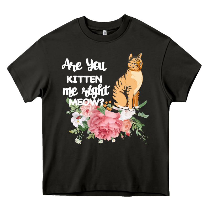 Cat Maine Coon Gift Kidding Kitten Meow Pussycat Heavy Core Tee by Bettercallsaul | Teevron