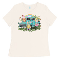 Bone Easter gnomies with truck Easter Day Ladies Tee - HowdyJamesFarm