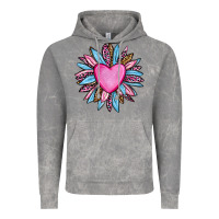 Cloud Rock valentine's day sunflower olivia Vintage Hoodie - OliviaCreatesArt