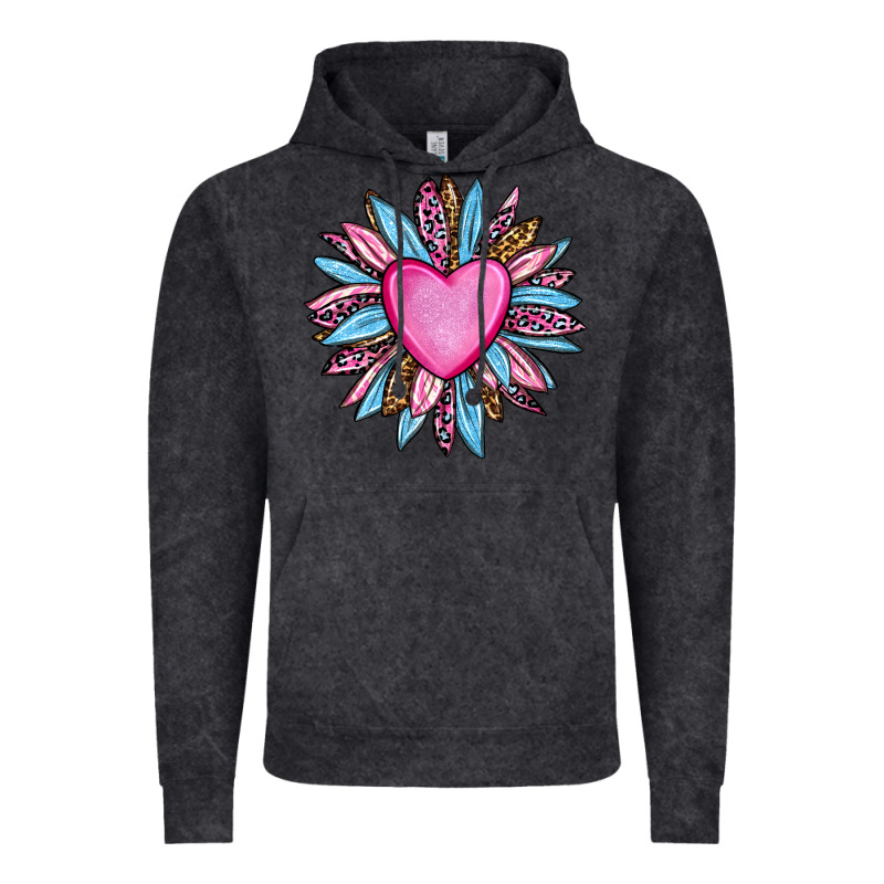 Valentine's Day Sunflower Olivia Vintage Hoodie by OliviaCreatesArt | Teevron
