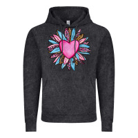 Vintage Black valentine's day sunflower olivia Vintage Hoodie - OliviaCreatesArt