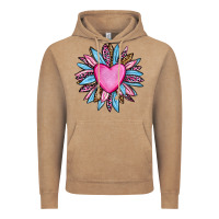 Vintage Coffee valentine's day sunflower olivia Vintage Hoodie - OliviaCreatesArt