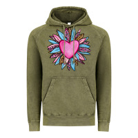 Vintage Olive valentine's day sunflower olivia Vintage Hoodie - OliviaCreatesArt