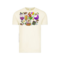 Vintage Arctic Mardi Gras wine glasses Vintage Tee - HowdyJamesFarm