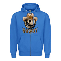 True Royal howdy smiley face Zipper Hoodie - BarkalooDesign