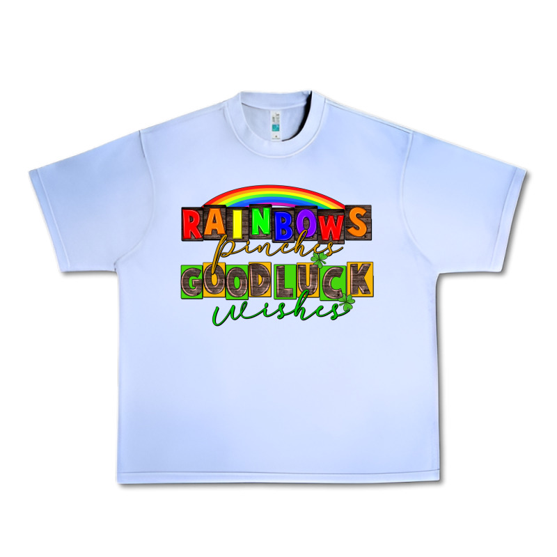 Rainbows Pinches Good Luck Wisher St. Patrick's Urban Heavy Tee by CowGirlArtShop | Teevron