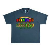 Midnight Navy Rainbows pinches good luck wisher St. Patrick's Urban Heavy Tee - CowGirlArtShop