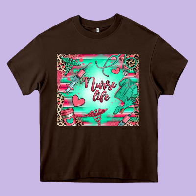 Nurse Life Heavy Core Tee Designed By Ranaportraitstore