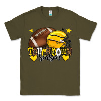 Army Green Touchdown season American Football yellow team Classic Tee - HowdyJamesFarm