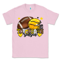 Bubblegum Pink Touchdown season American Football yellow team Classic Tee - HowdyJamesFarm