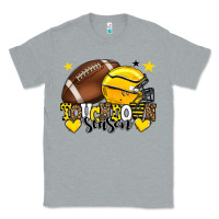 Heather Grey Touchdown season American Football yellow team Classic Tee - HowdyJamesFarm