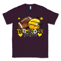Plum Touchdown season American Football yellow team Classic Tee - HowdyJamesFarm