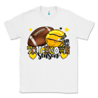 White Touchdown season American Football yellow team Classic Tee - HowdyJamesFarm