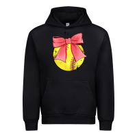 Black coquette softball bow Urban Hoodie - JahusDesignShop