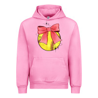 Fuchsia Pink coquette softball bow Urban Hoodie - JahusDesignShop