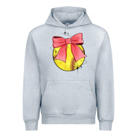 Heather Grey coquette softball bow Urban Hoodie - JahusDesignShop