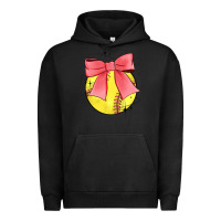 Pigment Black coquette softball bow Urban Hoodie - JahusDesignShop