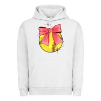 Pigment Lunar Rock coquette softball bow Urban Hoodie - JahusDesignShop