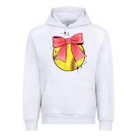 White coquette softball bow Urban Hoodie - JahusDesignShop