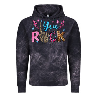 Cloud Black you rock valentine's day olivia Vintage Hoodie - OliviaCreatesArt