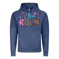 Vintage Denim you rock valentine's day olivia Vintage Hoodie - OliviaCreatesArt