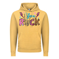 Vintage Mustard you rock valentine's day olivia Vintage Hoodie - OliviaCreatesArt