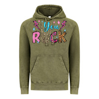 Vintage Olive you rock valentine's day olivia Vintage Hoodie - OliviaCreatesArt