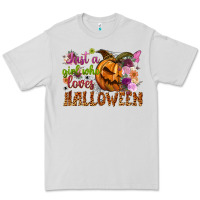 Dove Grey Just a girl who loves Halloween Premium Tee - NancyCooperArtShop