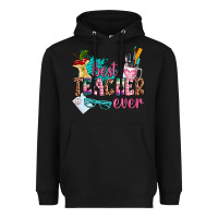 Black best teacher ever Heavyweight Hoodie - AdoDesignShop
