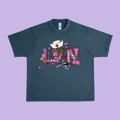 Valentines Day Lvn Urban Heavy Tee Designed By Ranaportraitstore