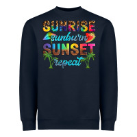 Navy sunrise sunburn sunset repeat Heavyweight Sweatshirt - Artiststas