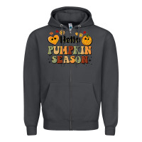 Smoke hello pumpkin season Zipper Hoodie - BarkalooDesign