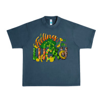 Midnight Navy Feeling lucky St. Patrick's Day Urban Heavy Tee - CowGirlArtShop