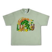 Oil Green Feeling lucky St. Patrick's Day Urban Heavy Tee - CowGirlArtShop