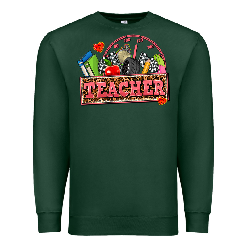 Race Teacher Premium Sweatshirt by AdoDesignShop | Teevron