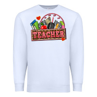 White race teacher Premium Sweatshirt - AdoDesignShop
