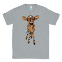 Heather Grey Baby cow Classic Tee - HowdyJamesFarm