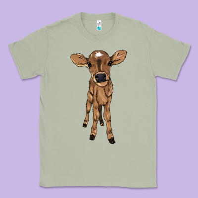 Baby Cow Classic Tee Designed By Howdyjamesfarm
