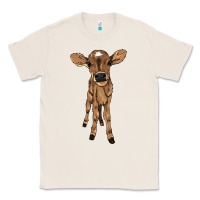 Natural Baby cow Classic Tee - HowdyJamesFarm