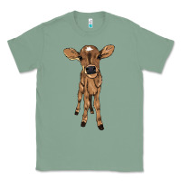 Sage Baby cow Classic Tee - HowdyJamesFarm