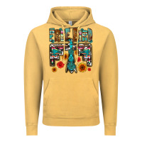 Vintage Mustard western free bird Vintage Hoodie - OliviaCreatesArt