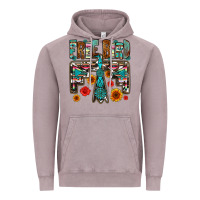 Vintage Zinc western free bird Vintage Hoodie - OliviaCreatesArt