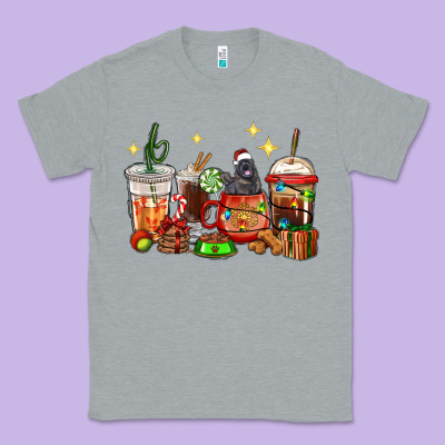 Christmas Coffee Cups With Labrador Classic Tee Designed By Ranaportraitstore