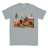 Heather Grey Christmas coffee cups with Labrador Classic Tee - RanaPortraitStore