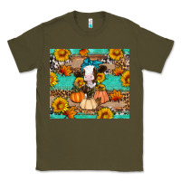 Army Green Cow fall pumpkin Classic Tee - Artiststas